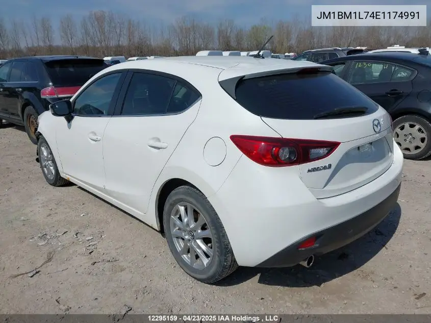 2014 Mazda Mazda3 Gs-Sky VIN: JM1BM1L74E1174991 Lot: 12295159