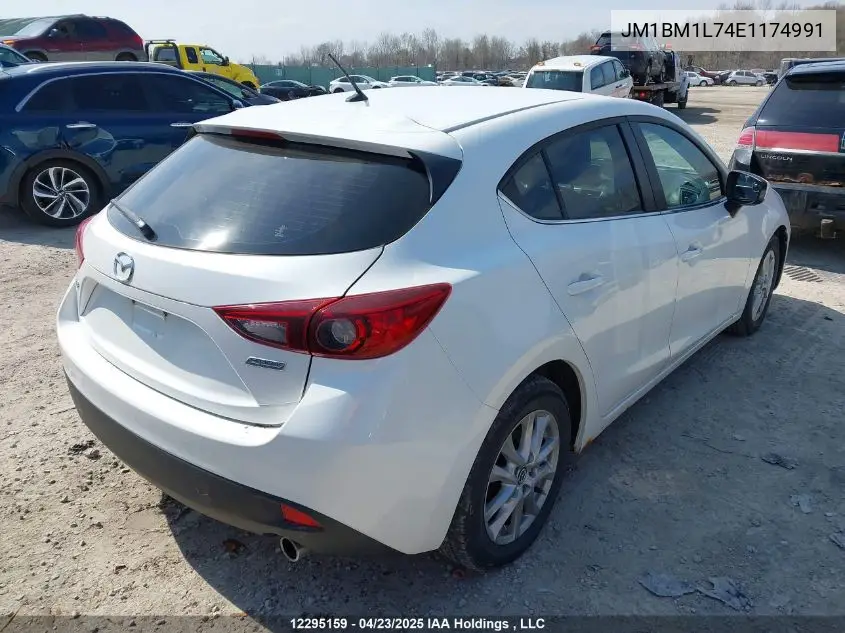 2014 Mazda Mazda3 Gs-Sky VIN: JM1BM1L74E1174991 Lot: 12295159