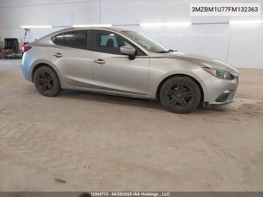 2015 Mazda 3 Sport VIN: 3MZBM1U77FM132363 Lot: 12303713