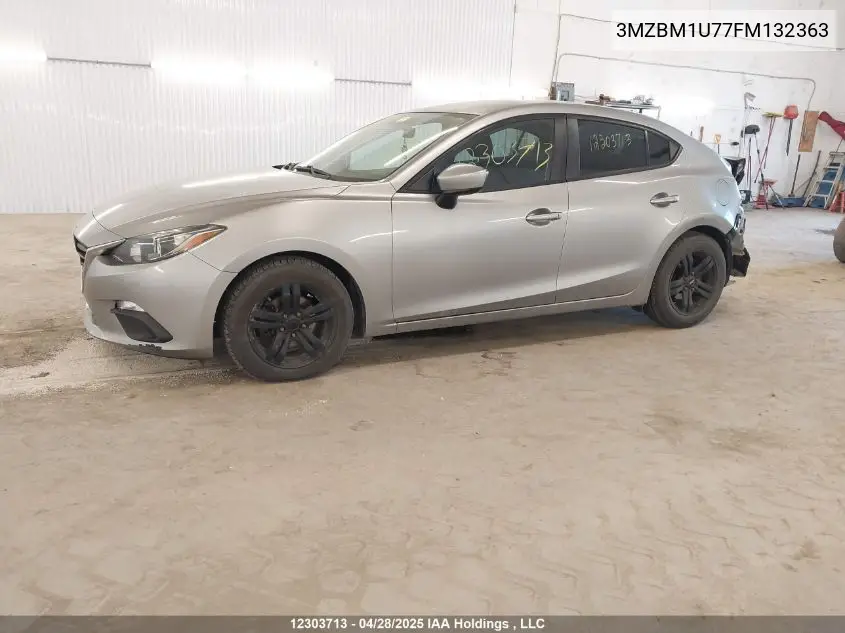 2015 Mazda 3 Sport VIN: 3MZBM1U77FM132363 Lot: 12303713