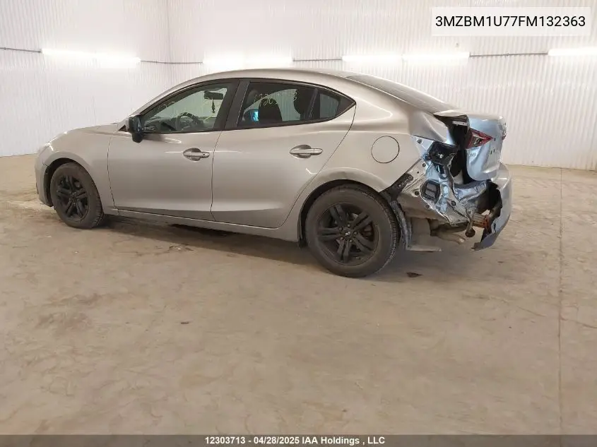 2015 Mazda 3 Sport VIN: 3MZBM1U77FM132363 Lot: 12303713