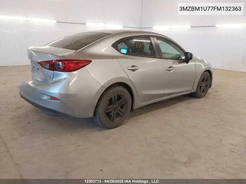 2015 Mazda 3 Sport VIN: 3MZBM1U77FM132363 Lot: 12303713