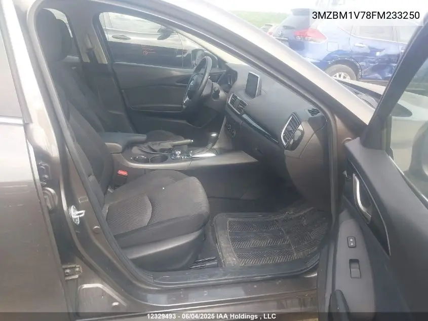 2015 Mazda Mazda3 Gs VIN: 3MZBM1V78FM233250 Lot: 12329493
