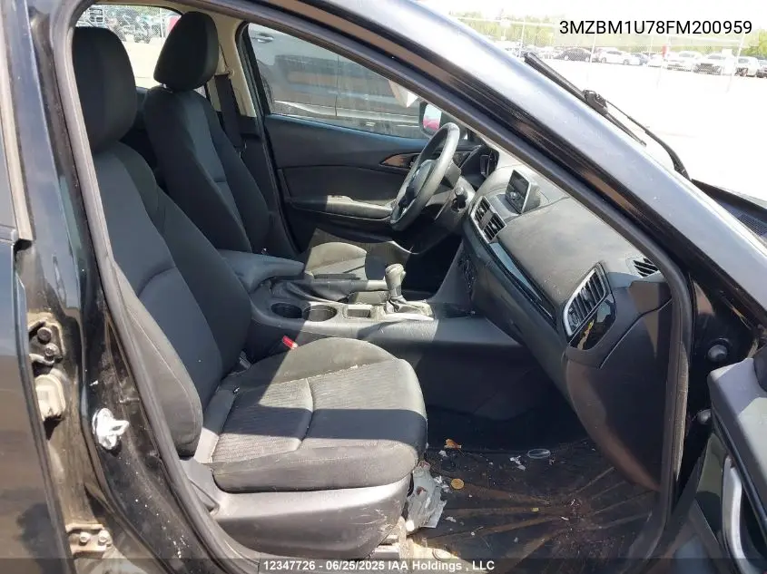 2015 Mazda Mazda3 Gx VIN: 3MZBM1U78FM200959 Lot: 12347726