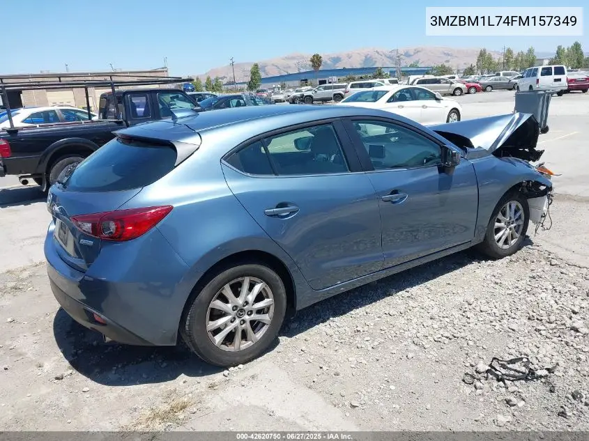 2015 Mazda Mazda3 I Touring VIN: 3MZBM1L74FM157349 Lot: 42620750