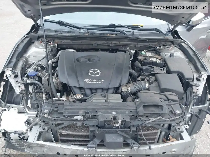 2015 Mazda Mazda3 I Grand Touring VIN: 3MZBM1M73FM155154 Lot: 42621881