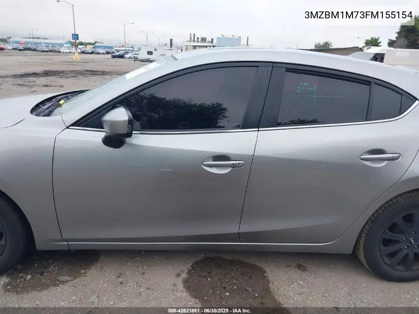 2015 Mazda Mazda3 I Grand Touring VIN: 3MZBM1M73FM155154 Lot: 42621881