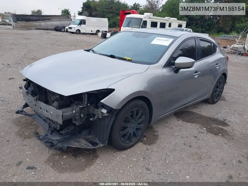 2015 Mazda Mazda3 I Grand Touring VIN: 3MZBM1M73FM155154 Lot: 42621881