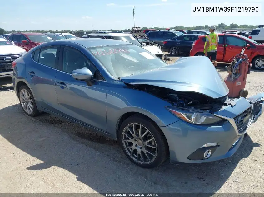 2015 Mazda 3 S Grand Touring VIN: JM1BM1W39F1219790 Lot: 42622743
