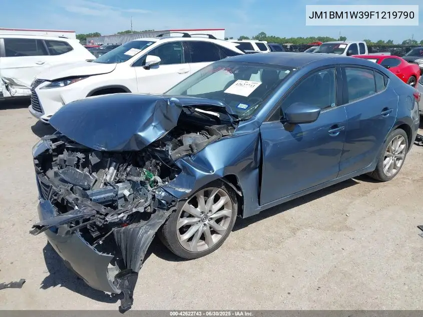 2015 Mazda 3 S Grand Touring VIN: JM1BM1W39F1219790 Lot: 42622743