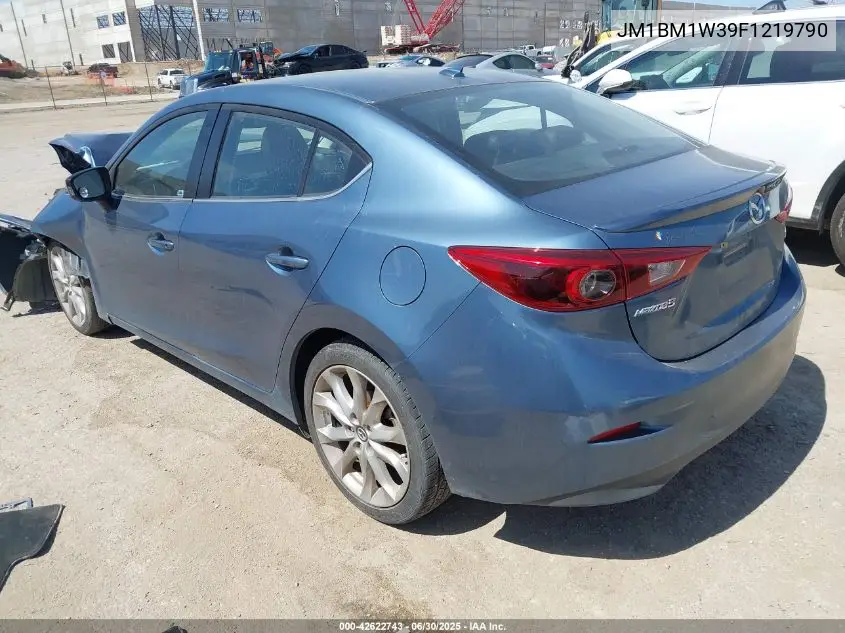 2015 Mazda 3 S Grand Touring VIN: JM1BM1W39F1219790 Lot: 42622743