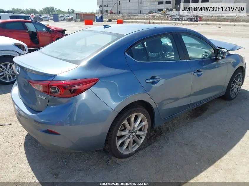 2015 Mazda 3 S Grand Touring VIN: JM1BM1W39F1219790 Lot: 42622743