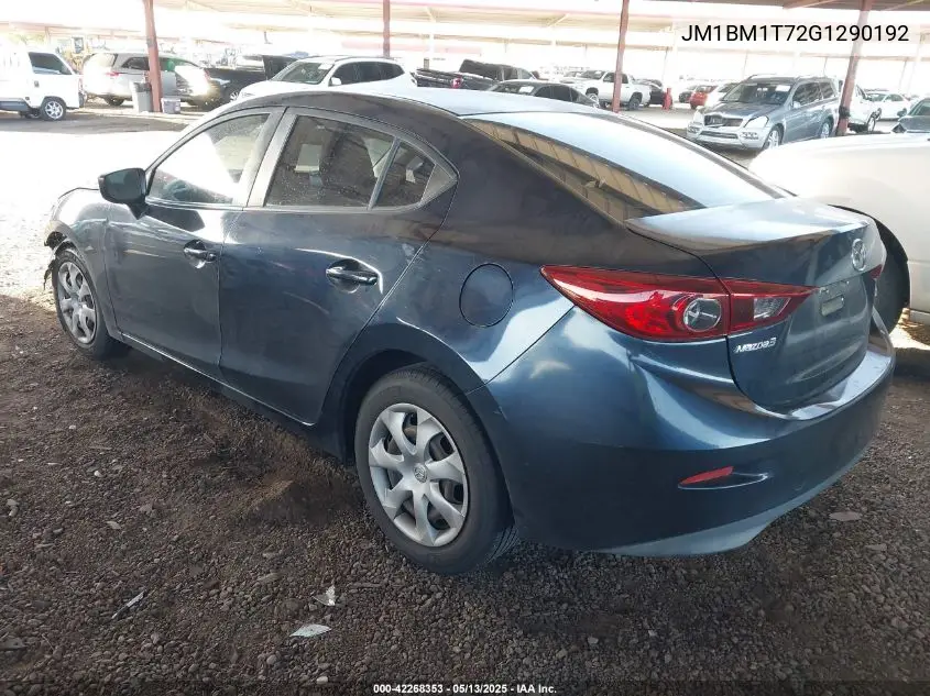 2016 Mazda Mazda3 I Sport VIN: JM1BM1T72G1290192 Lot: 42268353