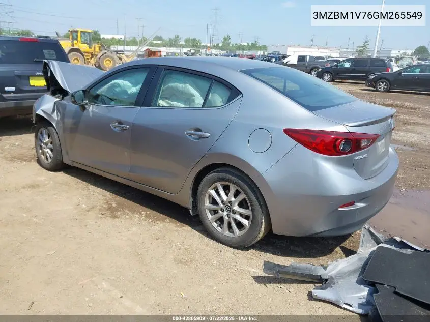 2016 Mazda Mazda3 I Touring VIN: 3MZBM1V76GM265549 Lot: 42805909