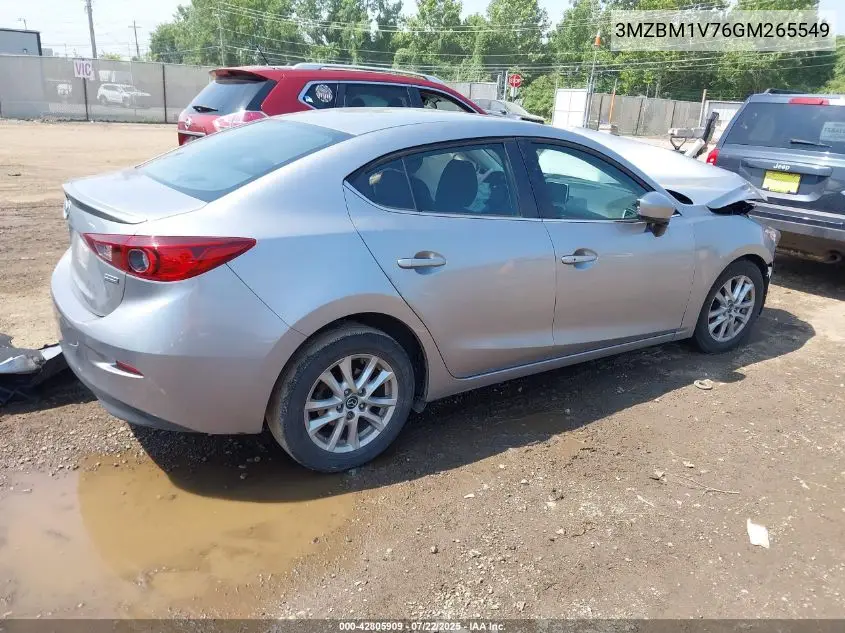 2016 Mazda Mazda3 I Touring VIN: 3MZBM1V76GM265549 Lot: 42805909
