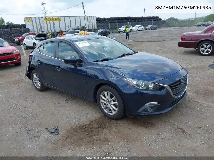 2016 Mazda Mazda3 I Touring VIN: 3MZBM1M76GM260935 Lot: 42811110