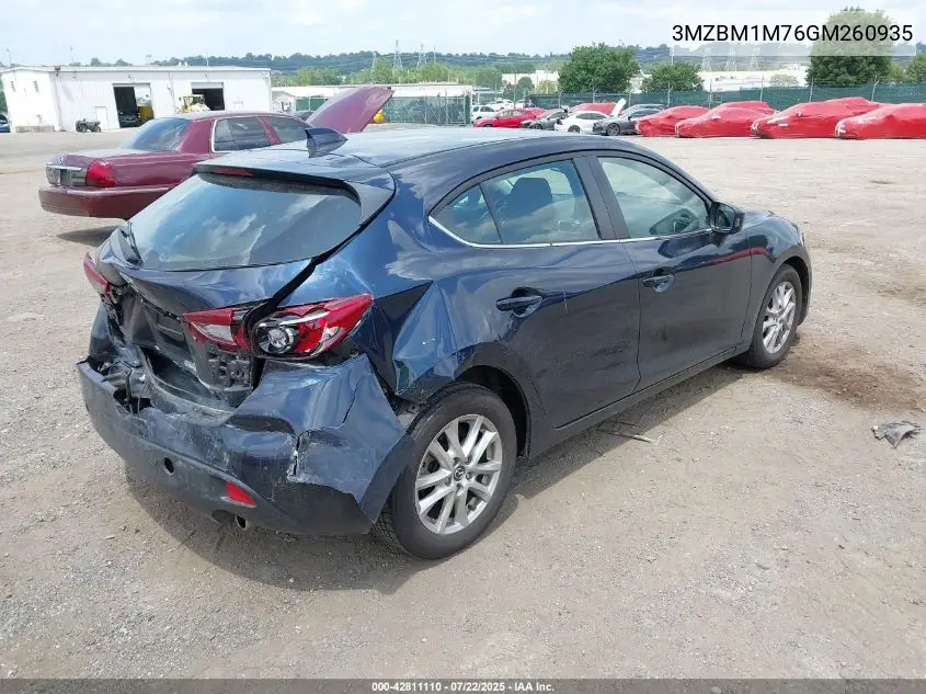 2016 Mazda Mazda3 I Touring VIN: 3MZBM1M76GM260935 Lot: 42811110