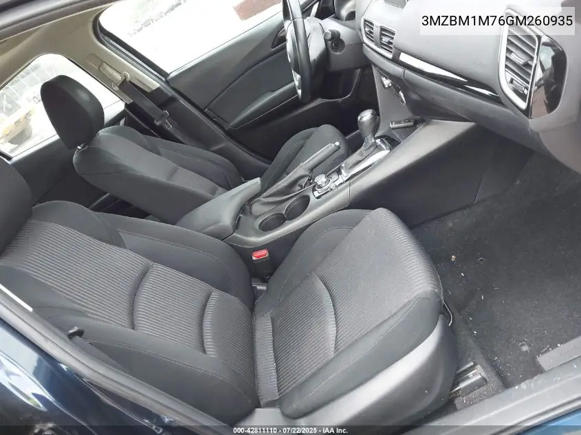 2016 Mazda Mazda3 I Touring VIN: 3MZBM1M76GM260935 Lot: 42811110