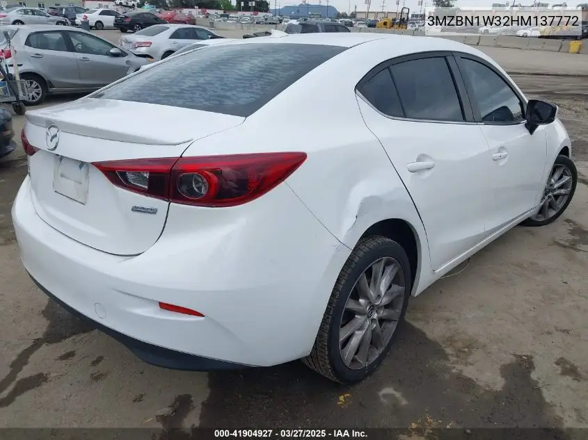 2017 Mazda Mazda3 Grand Touring VIN: 3MZBN1W32HM137772 Lot: 41904927