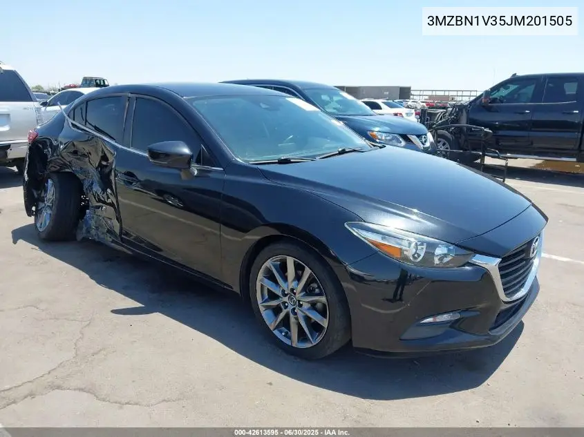 2018 Mazda Mazda3 4-Door Touring VIN: 3MZBN1V35JM201505 Lot: 42613595