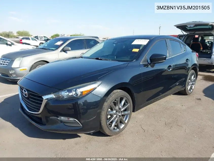 2018 Mazda Mazda3 4-Door Touring VIN: 3MZBN1V35JM201505 Lot: 42613595