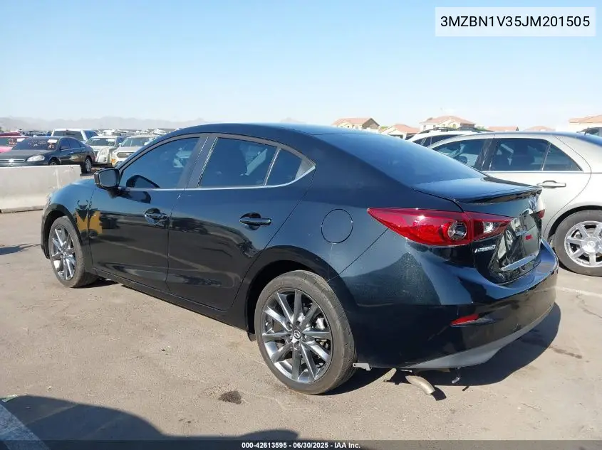 2018 Mazda Mazda3 4-Door Touring VIN: 3MZBN1V35JM201505 Lot: 42613595