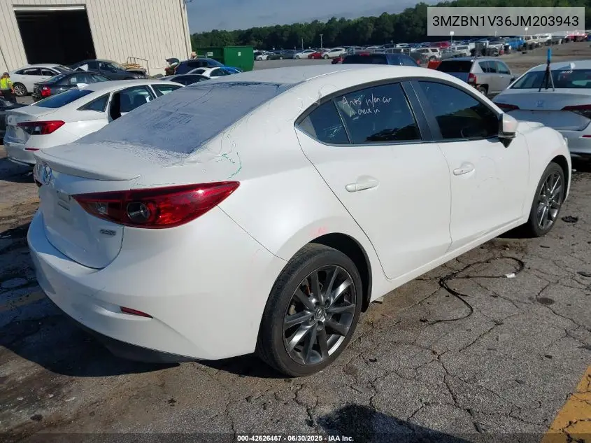 2018 Mazda Mazda3 Touring VIN: 3MZBN1V36JM203943 Lot: 42626467
