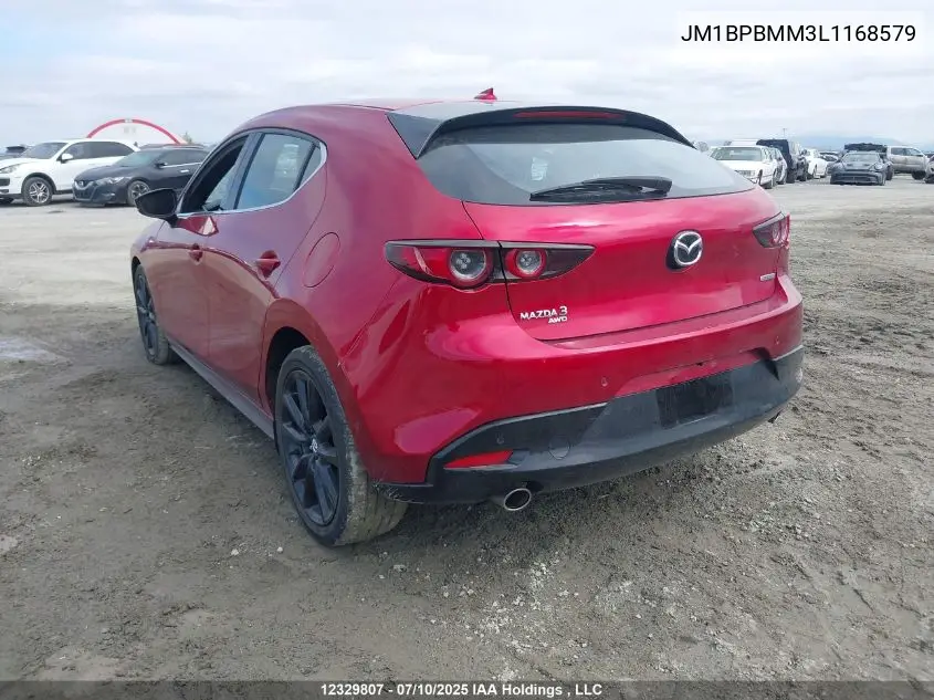2020 Mazda 3 Preferred VIN: JM1BPBMM3L1168579 Lot: 12329807