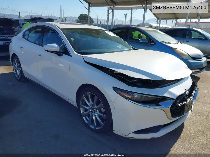 2020 Mazda Mazda3 Premium Package VIN: 3MZBPBEM5LM126400 Lot: 42227085