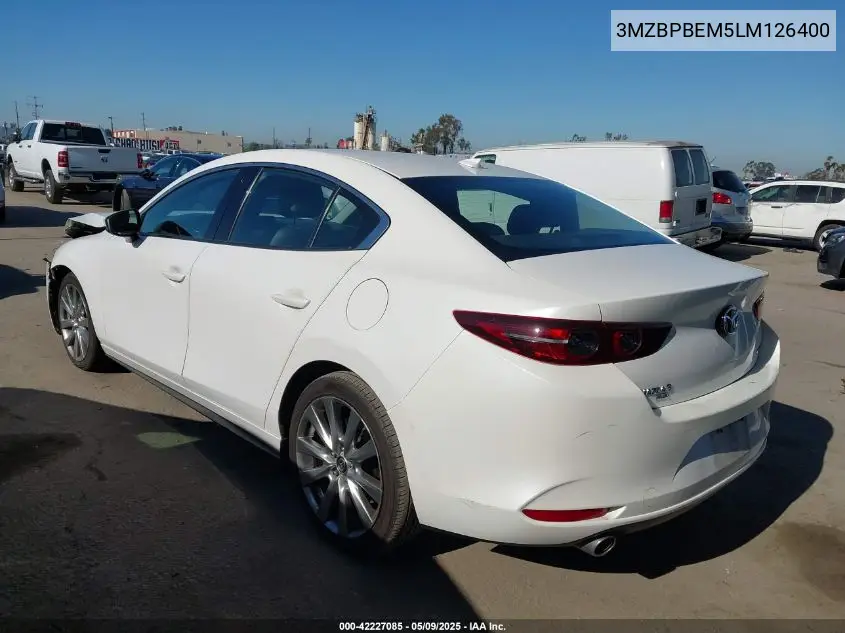 2020 Mazda Mazda3 Premium Package VIN: 3MZBPBEM5LM126400 Lot: 42227085