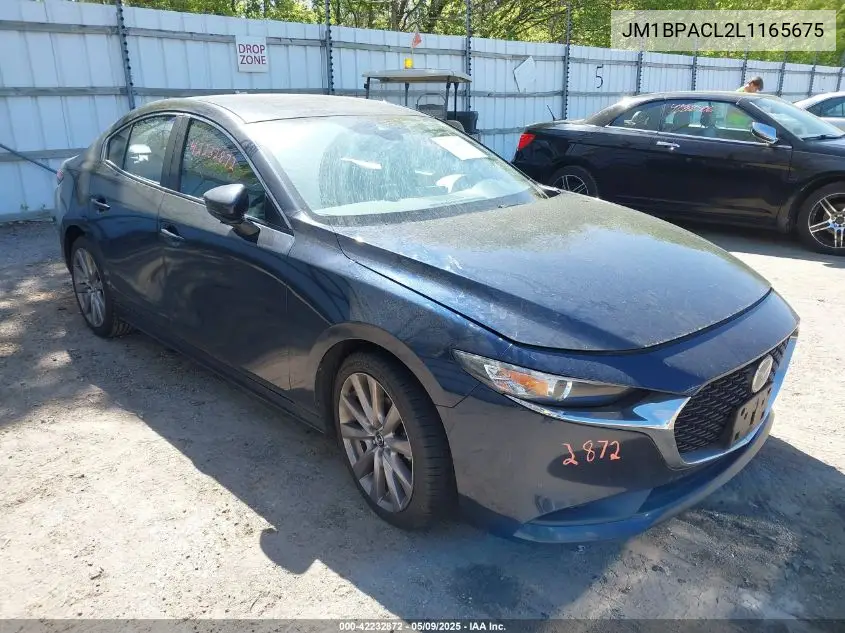 2020 Mazda Mazda3 Select Package VIN: JM1BPACL2L1165675 Lot: 42232872