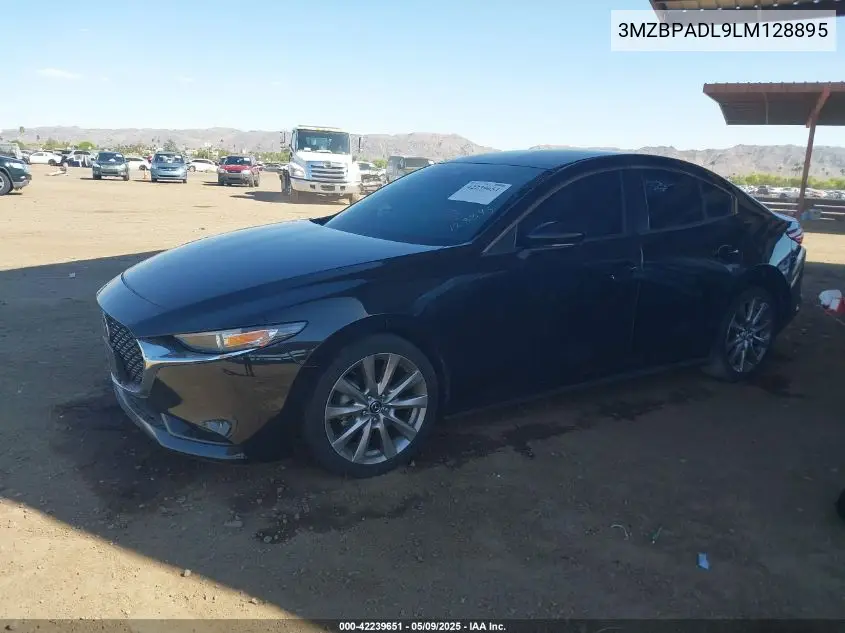 2020 Mazda Mazda3 Preferred Package VIN: 3MZBPADL9LM128895 Lot: 42239651