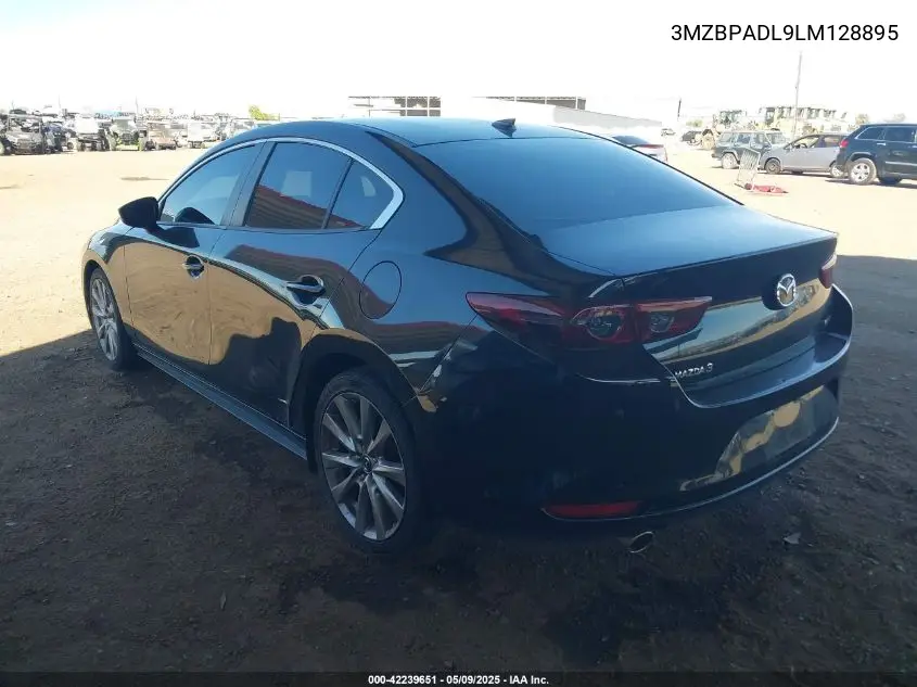2020 Mazda Mazda3 Preferred Package VIN: 3MZBPADL9LM128895 Lot: 42239651