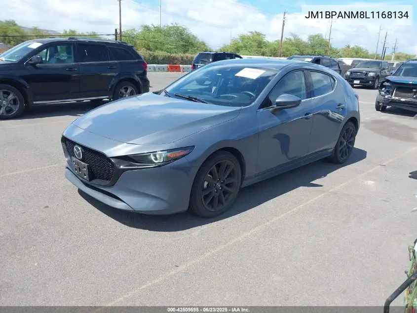 2020 Mazda Mazda3 Premium Package VIN: JM1BPANM8L1168134 Lot: 42509595