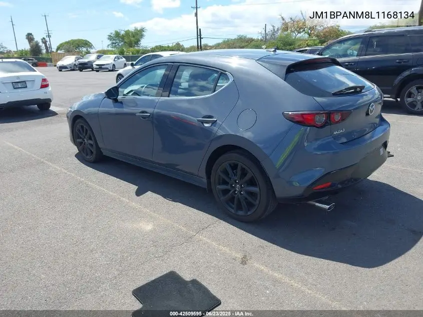 2020 Mazda Mazda3 Premium Package VIN: JM1BPANM8L1168134 Lot: 42509595