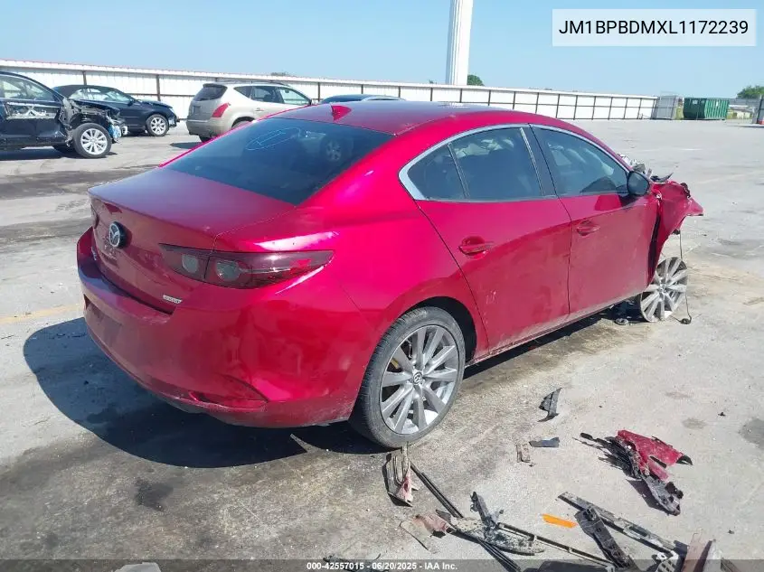 2020 Mazda Mazda3 Preferred Package VIN: JM1BPBDMXL1172239 Lot: 42557015