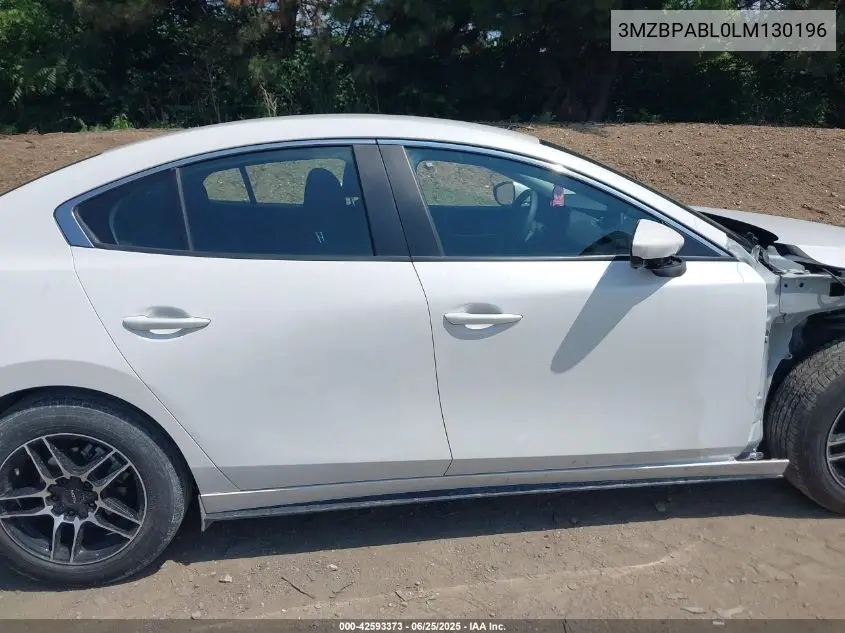2020 Mazda Mazda3 VIN: 3MZBPABL0LM130196 Lot: 42593373
