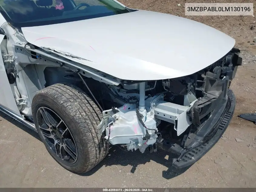 2020 Mazda Mazda3 VIN: 3MZBPABL0LM130196 Lot: 42593373