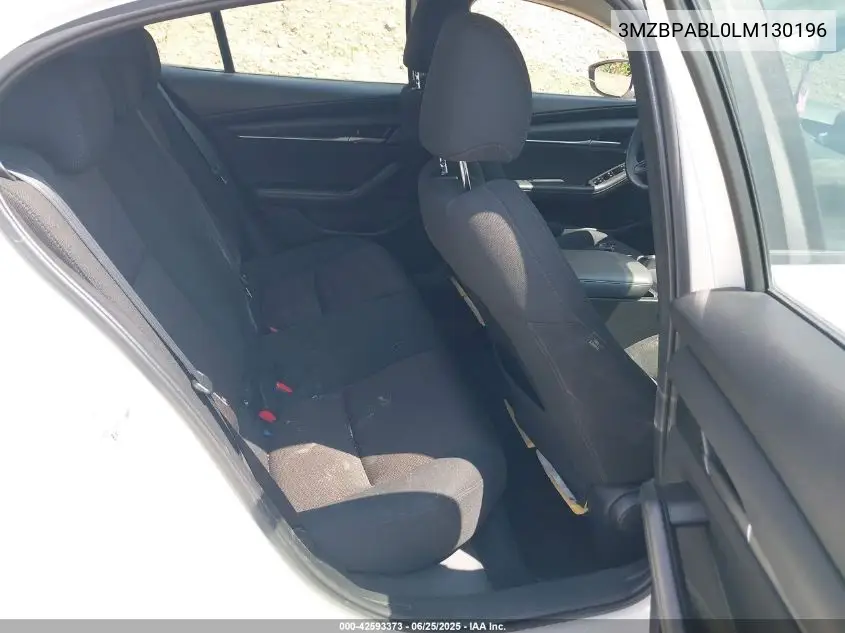 2020 Mazda Mazda3 VIN: 3MZBPABL0LM130196 Lot: 42593373