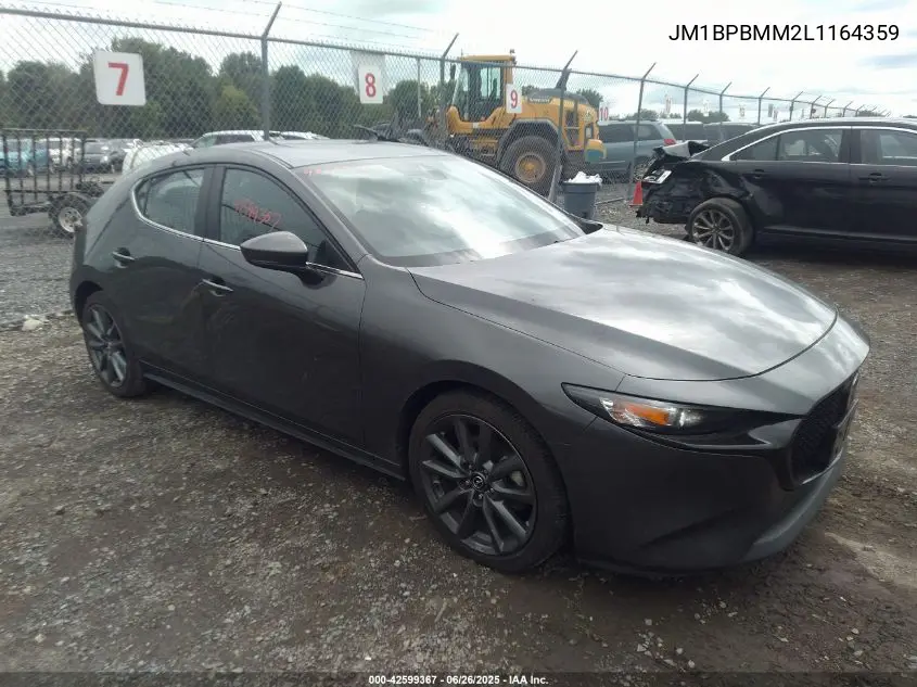 2020 Mazda Mazda3 Hatchback Preferred Package VIN: JM1BPBMM2L1164359 Lot: 42599367