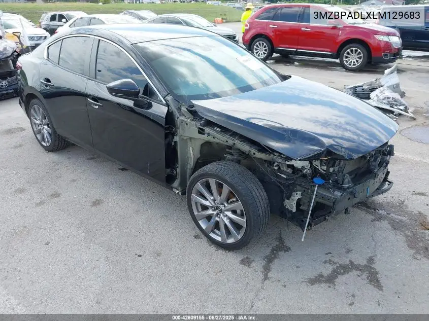 2020 Mazda Mazda3 Preferred Package VIN: 3MZBPADLXLM129683 Lot: 42609155