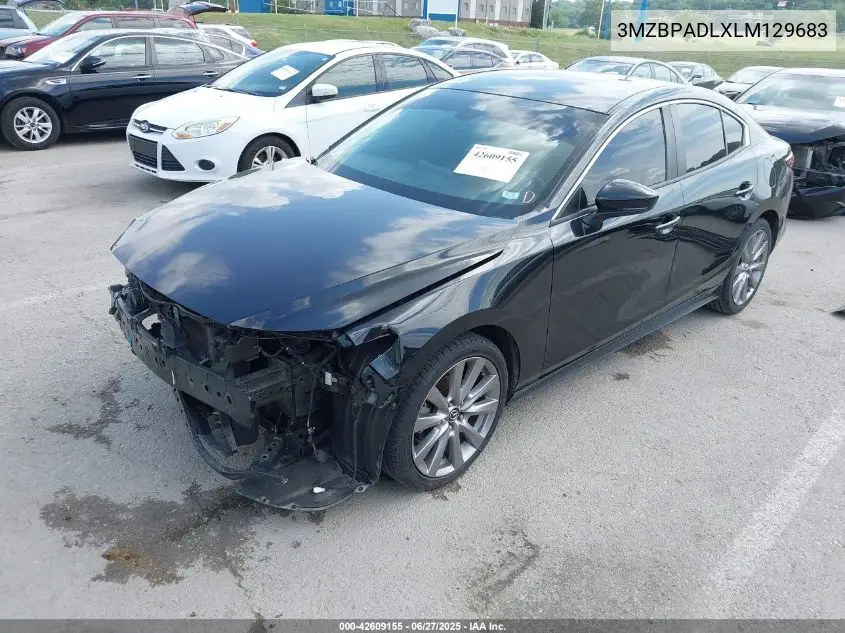 2020 Mazda Mazda3 Preferred Package VIN: 3MZBPADLXLM129683 Lot: 42609155