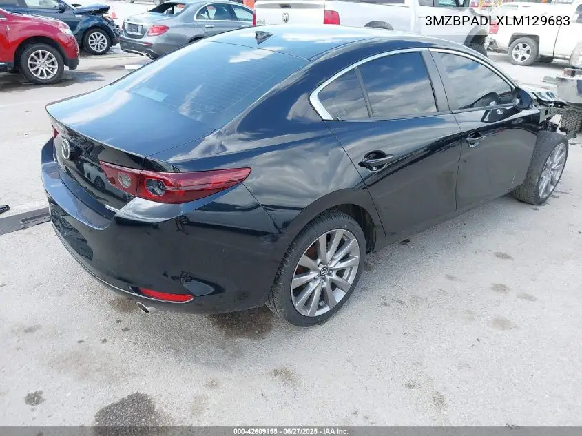 2020 Mazda Mazda3 Preferred Package VIN: 3MZBPADLXLM129683 Lot: 42609155