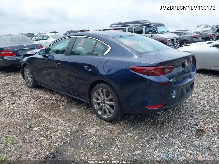 2020 Mazda Mazda3 Select Package VIN: 3MZBPBCM1LM130172 Lot: 42614491