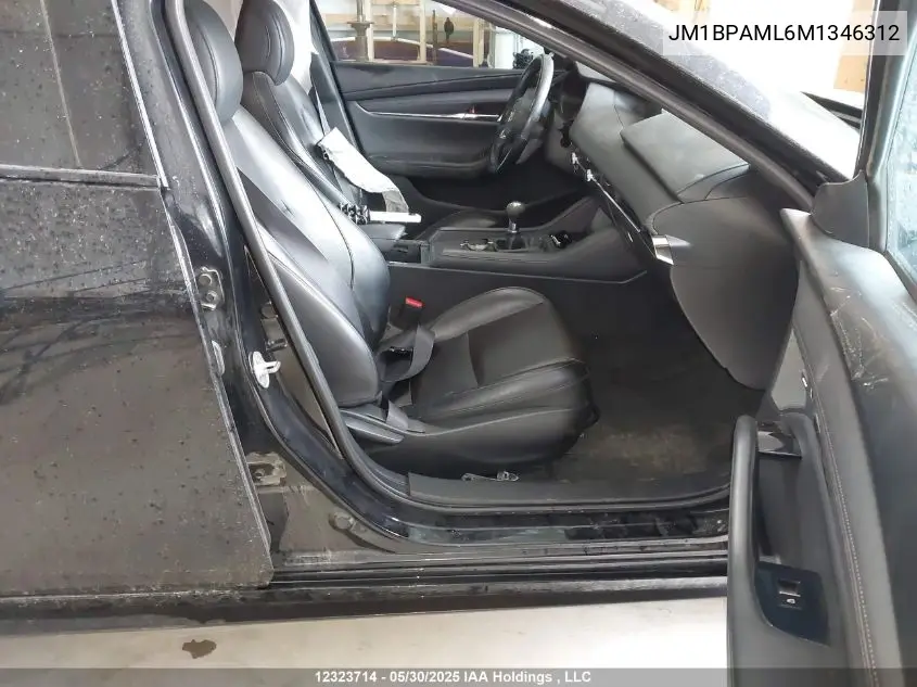 2021 Mazda Mazda3 Gt VIN: JM1BPAML6M1346312 Lot: 12323714