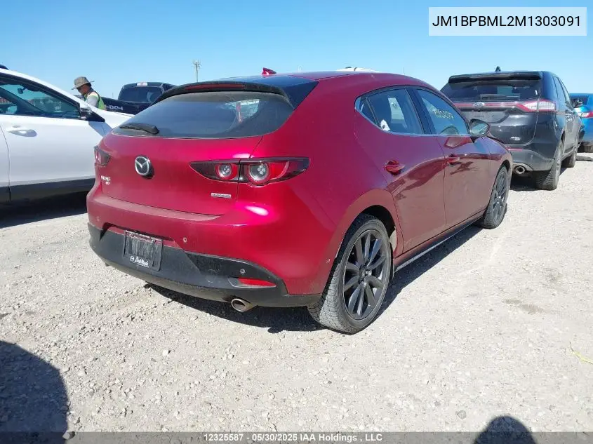 2021 Mazda Mazda3 Sport VIN: JM1BPBML2M1303091 Lot: 12325587