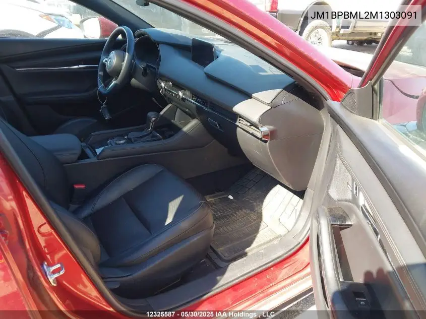 2021 Mazda Mazda3 Sport VIN: JM1BPBML2M1303091 Lot: 12325587