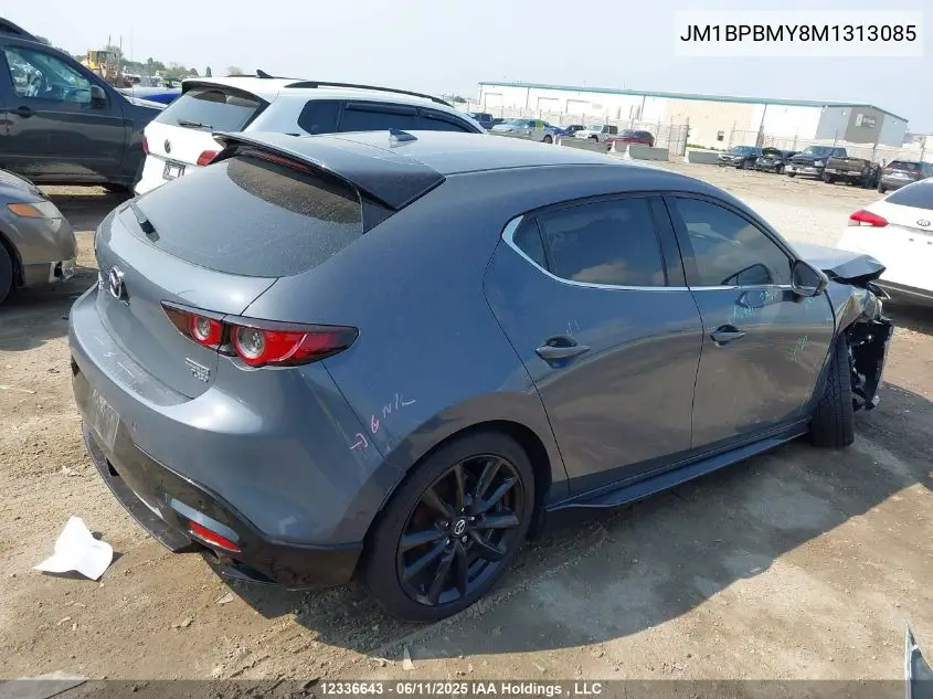 2021 Mazda Mazda3 Gt W/Turbo VIN: JM1BPBMY8M1313085 Lot: 12336643