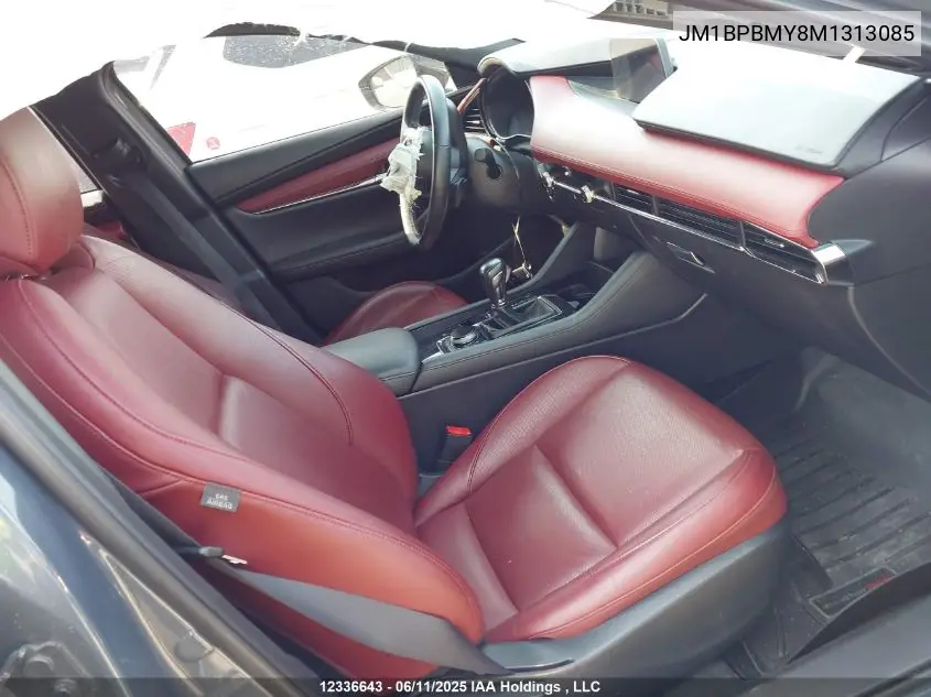 2021 Mazda Mazda3 Gt W/Turbo VIN: JM1BPBMY8M1313085 Lot: 12336643