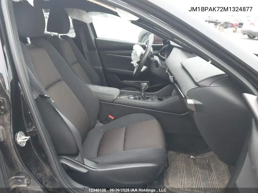 2021 Mazda Mazda3 Gx VIN: JM1BPAK72M1324877 Lot: 12340108